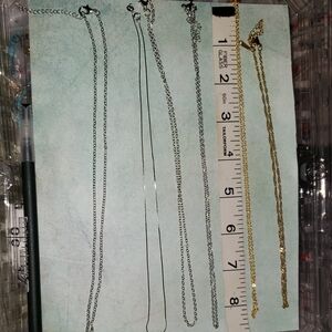 Source Unknown Silver and Gold Necklace Collection